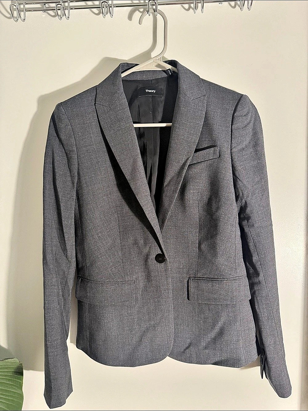 Theory Gabe B3 Sevona Blazer Gray